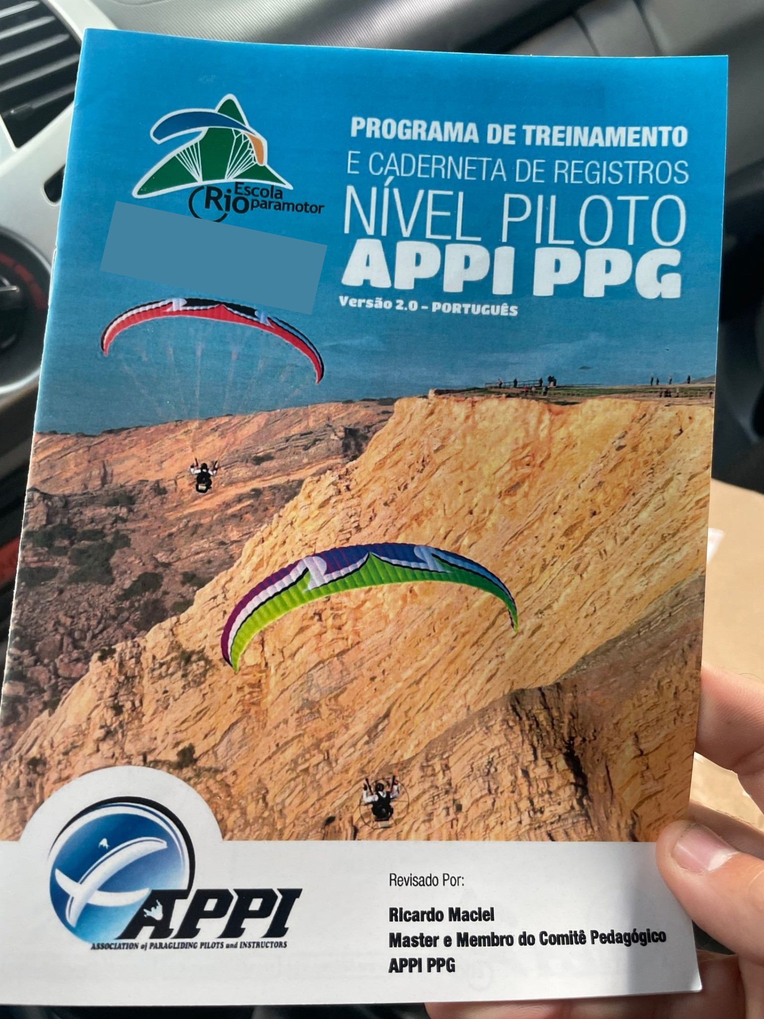 Capa da caderneta APPI PPG